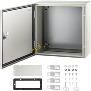 NEMA Steel Enclosure, 16 x 16 x 8\'\' NEMA 4X Steel Electrical Box, IP66 Waterproof & Dustproof, V952-DQXJSTCFS40X40X20V0