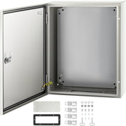 NEMA Steel Enclosure, 50 x 40 x 15 cm NEMA 4X Steel Electrical Box, IP66 Waterproof & Dustproof, V952-DQXJSTCFS50X40X15V0