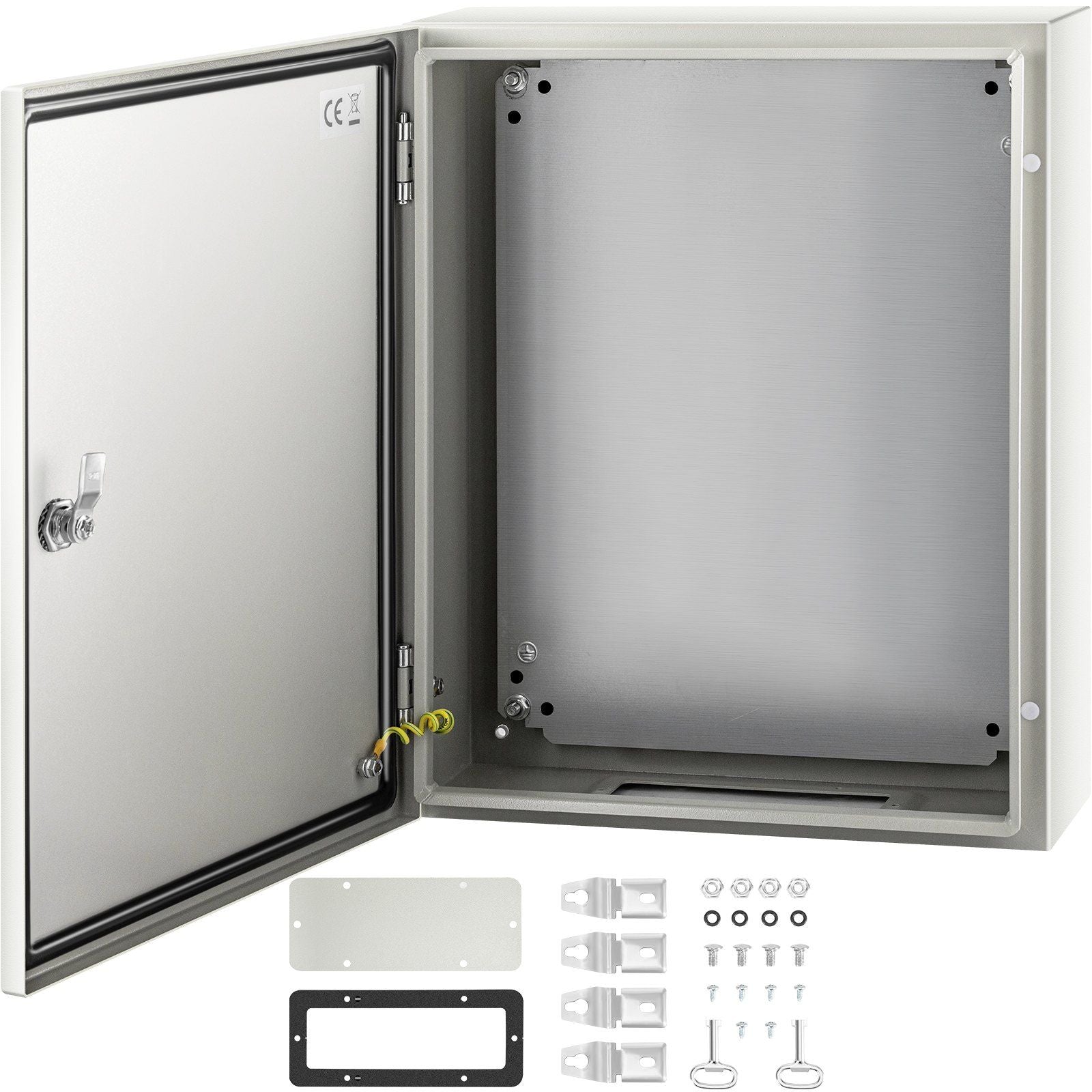 NEMA Steel Enclosure, 50 x 40 x 15 cm NEMA 4X Steel Electrical Box, IP66 Waterproof & Dustproof, V952-DQXJSTCFS50X40X15V0