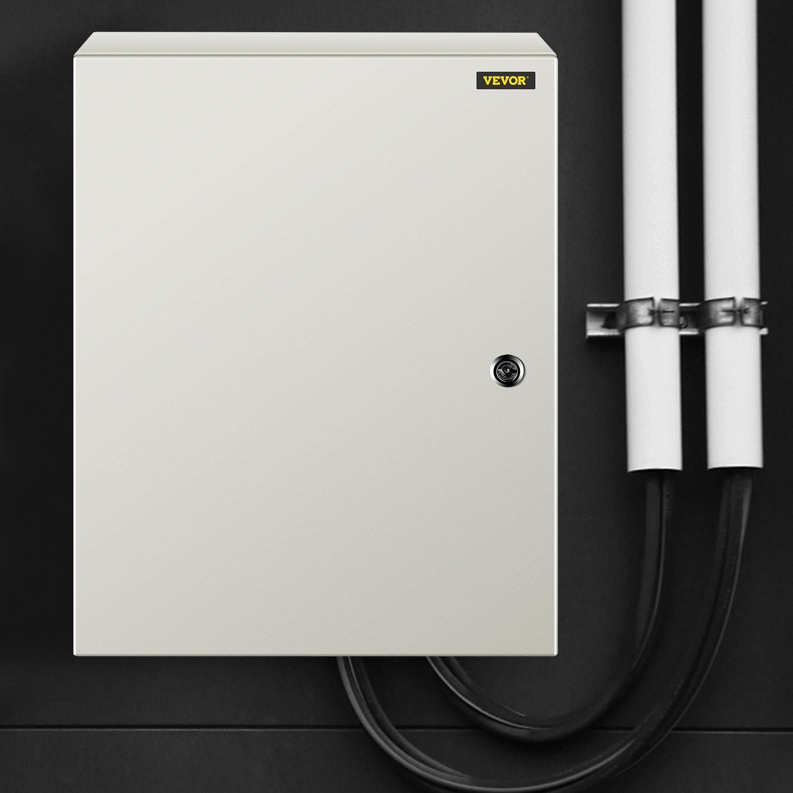 NEMA Steel Enclosure, 50 x 40 x 15 cm NEMA 4X Steel Electrical Box, IP66 Waterproof & Dustproof, V952-DQXJSTCFS50X40X15V0