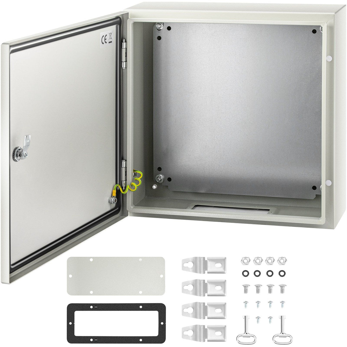 NEMA Steel Enclosure, 20 x 20 x 6\'\' NEMA 4X Steel Electrical Box, IP66 Waterproof & Dustproof, V952-DQXJSTCFS50X50X15V0