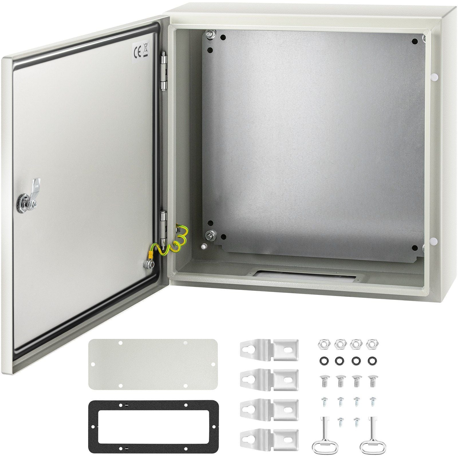 NEMA Steel Enclosure, 20 x 20 x 6\'\' NEMA 4X Steel Electrical Box, IP66 Waterproof & Dustproof, V952-DQXJSTCFS50X50X15V0