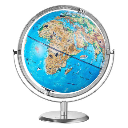 Educational Globe for Kids, 254 mm, Interactive AR World Globe with AR Golden Globe APP LED Night Lighting V952-DQYHDLAPP10YFSL76V9