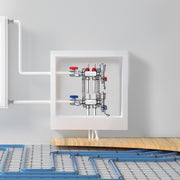 2-Branch Radiant Heat Manifold, 1/2" PEX Tubing Manifold, Stainless Steel PEX Manifold for Hydronic Radiant V952-DRFSQBXG2HLG7E0T8V0