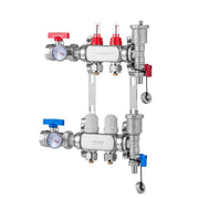 2-Branch Radiant Heat Manifold, 1/2" PEX Tubing Manifold, Stainless Steel PEX Manifold for Hydronic Radiant V952-DRFSQBXG2HLG7E0T8V0