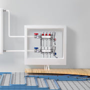 3-Branch Radiant Heat Manifold, 1/2" PEX Tubing Manifold, Stainless Steel PEX Manifold for Hydronic Radiant V952-DRFSQBXG3HLGIHXQRV0