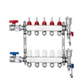 5-Branch Radiant Heat Manifold, 1/2" PEX Tubing Manifold, Stainless Steel PEX Manifold for Hydronic Radiant V952-DRFSQBXG5HLGXT75CV0