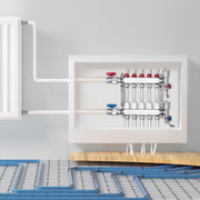 5-Branch Radiant Heat Manifold, 1/2" PEX Tubing Manifold, Stainless Steel PEX Manifold for Hydronic Radiant V952-DRFSQBXG5HLGXT75CV0
