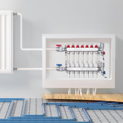 7-Branch Radiant Heat Manifold, 1/2" PEX Tubing Manifold, Stainless Steel PEX Manifold for Hydronic Radiant V952-DRFSQBXG7HLG5ODPQV0