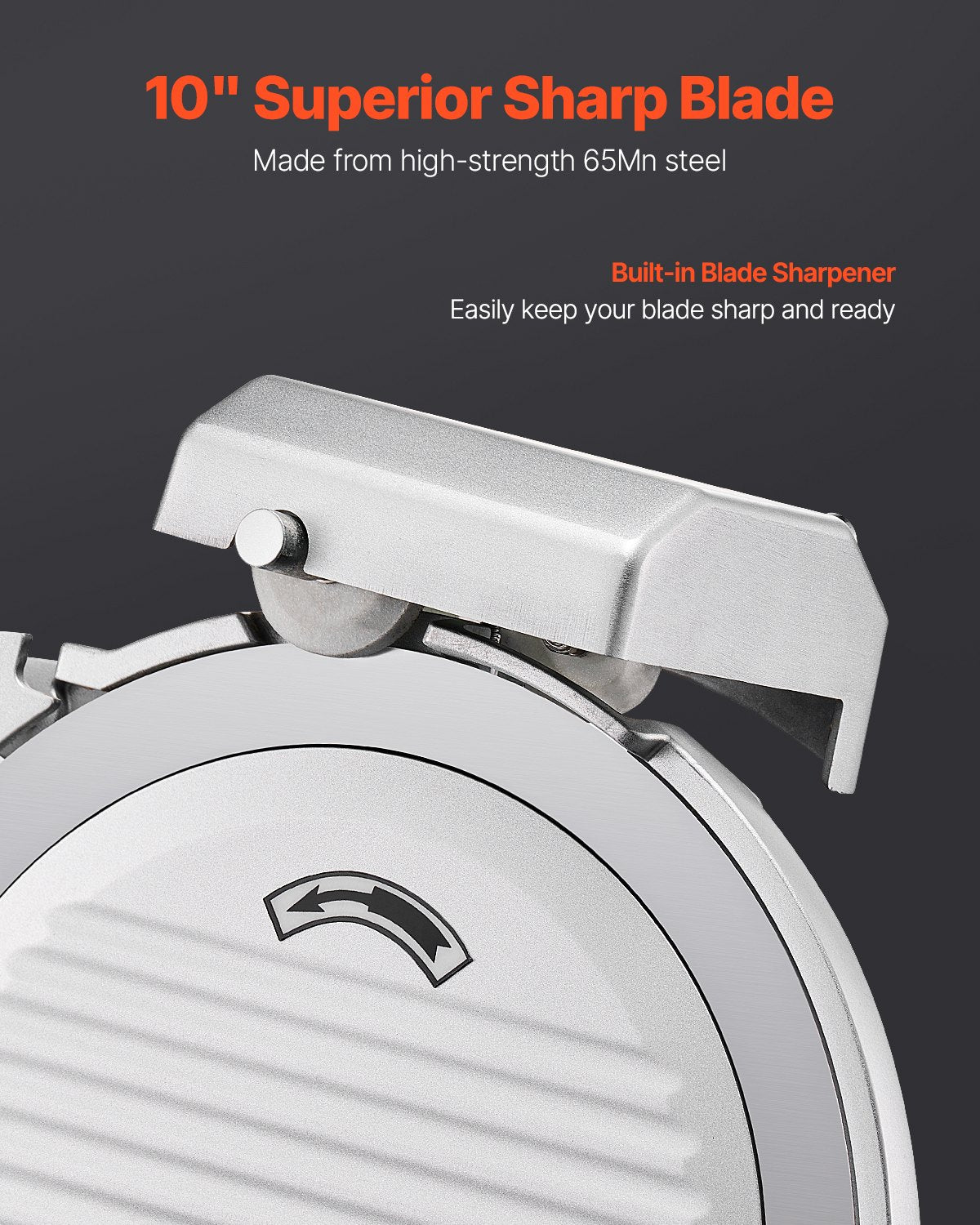 Meat Slicer 180W 250 mm Electric Deli Food Slicer for Meat Bread Cheese V952-DRQPJ180WBZDKGXJSV3