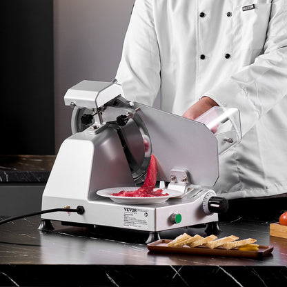 Meat Slicer 180W 250 mm Electric Deli Food Slicer for Meat Bread Cheese V952-DRQPJ180WBZDKGXJSV3
