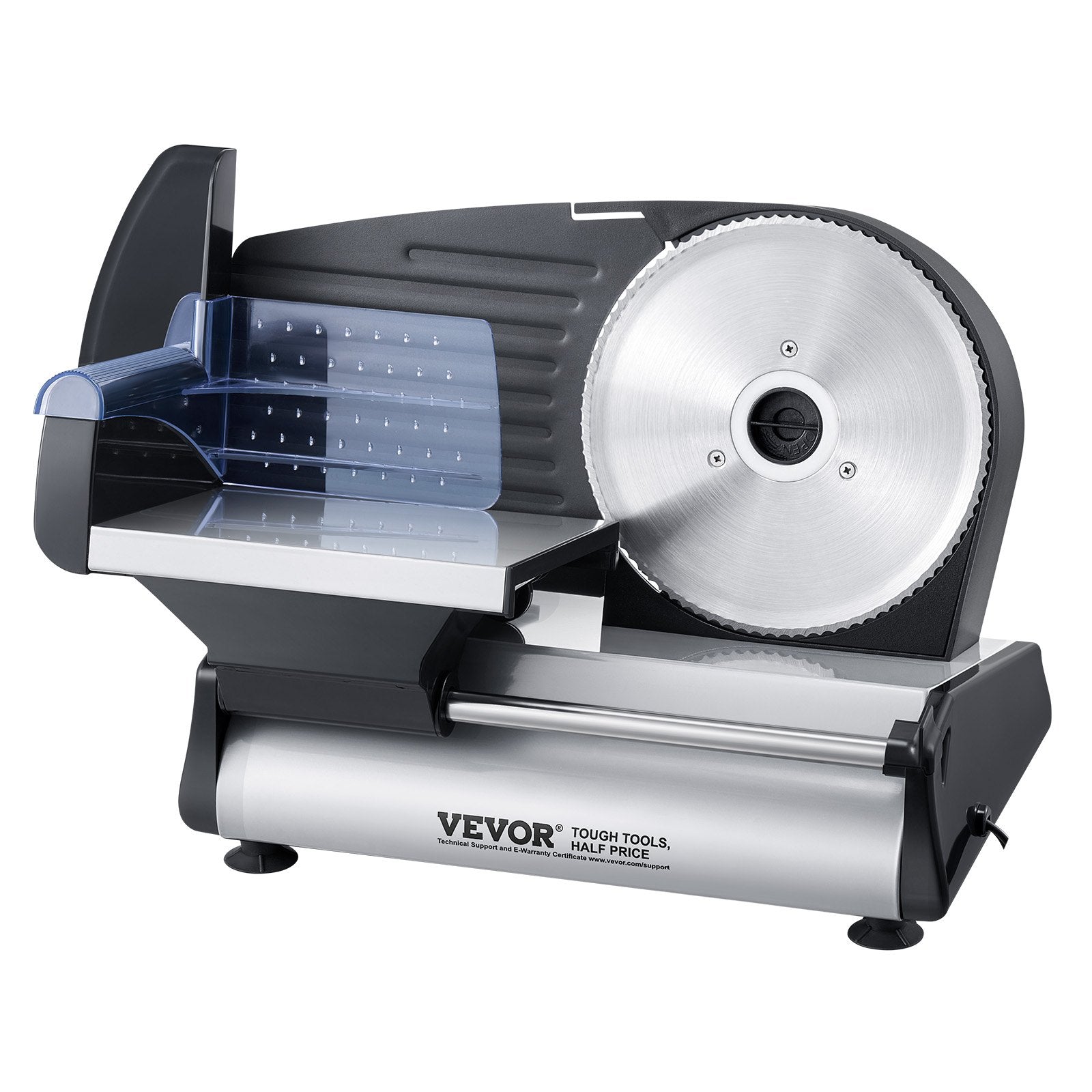 Meat Slicer 180W 190 mm Electric Deli Food Slicer for Meat Bread Cheese V952-DRQPJ180WSDPGJYA2V3