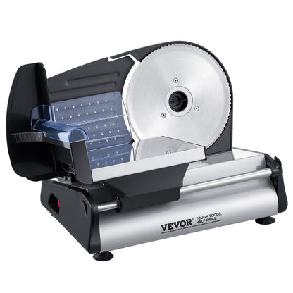 Meat Slicer 180W 190 mm Electric Deli Food Slicer for Meat Bread Cheese V952-DRQPJ180WSDPGJYA2V3