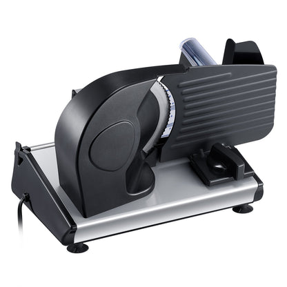 Meat Slicer 180W 190 mm Electric Deli Food Slicer for Meat Bread Cheese V952-DRQPJ180WSDPGJYA2V3