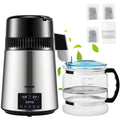 4L Water Distiller 1.5L/H Distilled Water Maker Timing Dual-Temp Silver V952-DSD15LH4L220VJCC4V3