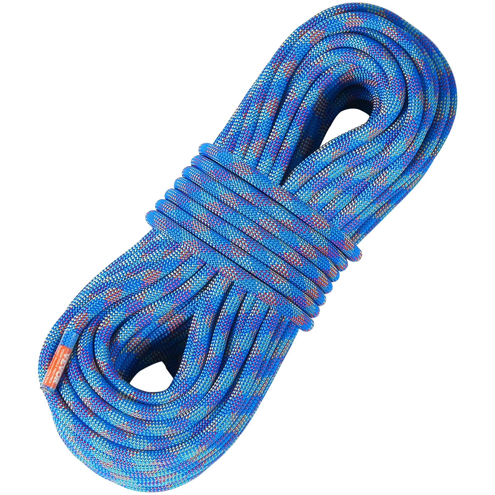 10.2mm Dynamic Climbing Rope, 50M(164ft) Outdoor Rock Climbing Rope 25KN Breaking Tension, Stretchable Fiber V952-DSDLS164YC107FCF4V0