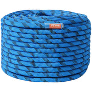 12.7mm Static Climbing Rope, 45.7M(150ft) Outdoor Rock Climbing Rope 30KN Breaking Tension, Fiber Rope with V952-DSJLSLSXWS15D8FTZV0