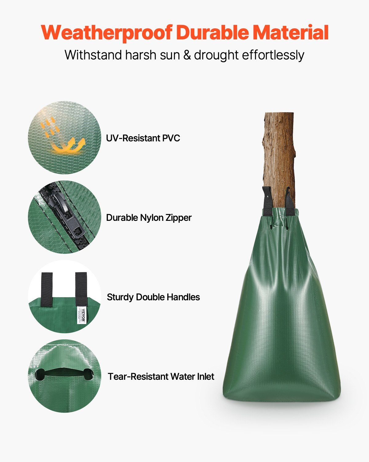 Tree Watering Bag, 12 Packs 20 Gallons Watering Bags for New Trees, 5-9 Hours Slow Release Refillable Tree V952-DSJSD20GAL12ZAUMNV0