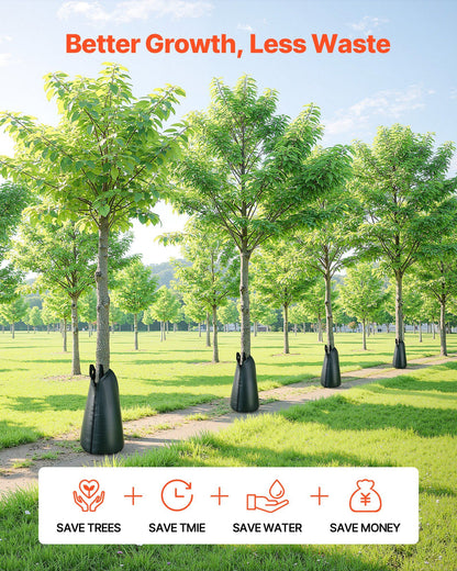 75.7 L Tree Watering Bags, 4 Pack 3-4 Hours Slow Release Gator Bags for Trees, Heavy Duty PE Tree Drip V952-DSJSD20GAL4J1FQZ5001V0