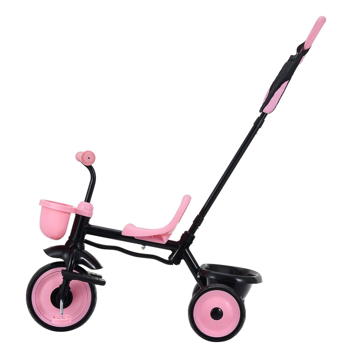 Toddler Tricycle & Stroller for 18 Months to 5 Year Old, Kids Trike with Parent Push Handle, Adjustable Seat V952-DSTGBDDPHLLBNEG56001V0
