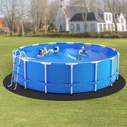 27ft Round Pool Liner Pad, Pool Liner Pad for Above Ground Swimming Pools, Extra-Thick Pool Mat, Prevents V952-DSYYCDDROUND7IZE8001V0