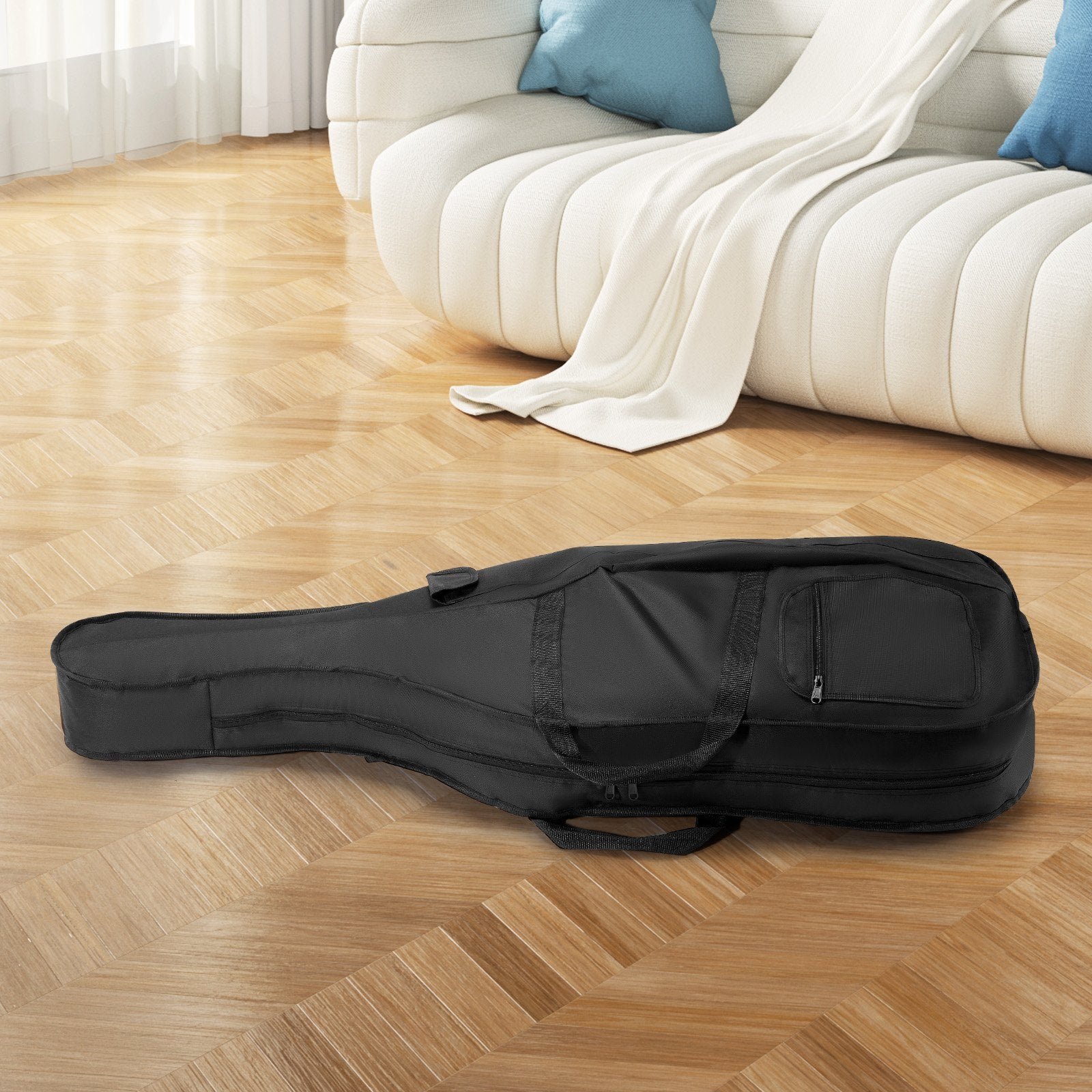 4/4 Full Size Cello Case, Nylon Waterproof, Lightweight Portable Travel Carrying Bag, with Reinforced Handle, V952-DTQHTQXNLXH4SBV0V001V0