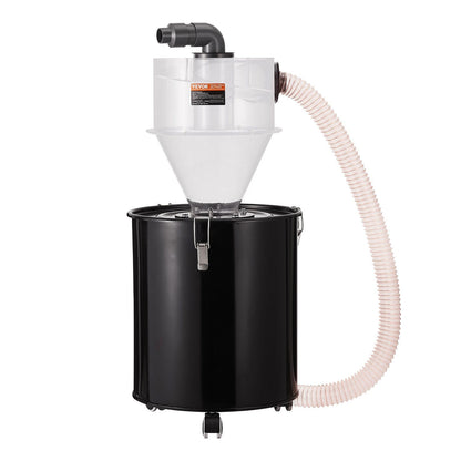 Cyclone Dust Separator with Metal Tank, 4" Retrofit Cyclone Separator for Dust Collectors, ABS Dust Deputy V952-DTXFCCQTJZXBLCKLWV0