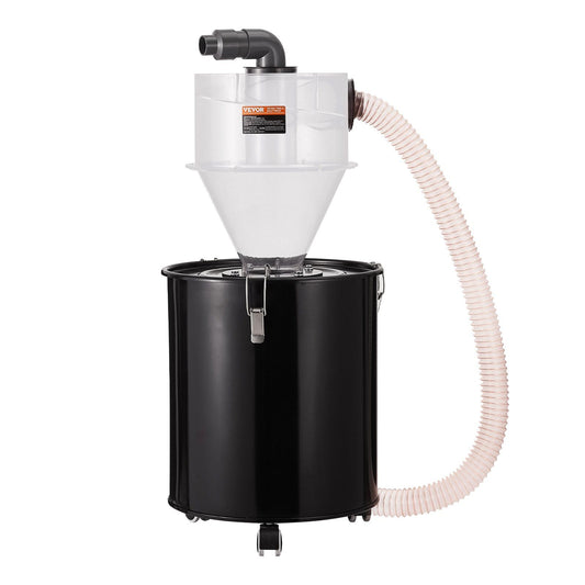Cyclone Dust Separator with Metal Tank, 4" Retrofit Cyclone Separator for Dust Collectors, ABS Dust Deputy V952-DTXFCCQTJZXBLCKLWV0