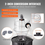 Cyclone Dust Separator with Metal Tank, 4" Retrofit Cyclone Separator for Dust Collectors, ABS Dust Deputy V952-DTXFCCQTJZXBLCKLWV0