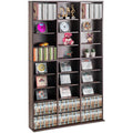 Media Storage Cabinet, 9-layer DVD Shelf Holds up to 756 CDs, Adjustable CD Shelves 27 Compartments, Protects V952-DVDCDCCJKFS2574OVV0