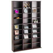 Media Storage Cabinet, 9-layer DVD Shelf Holds up to 756 CDs, Adjustable CD Shelves 27 Compartments, Protects V952-DVDCDCCJKFS2574OVV0