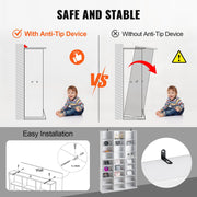 Media Storage Cabinet, 9-layer DVD Shelf Holds up to 756 CDs, Adjustable CD Shelves 27 Compartments, Protects V952-DVDCDCCJKFS26LT9HV0