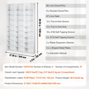 Media Storage Cabinet, 9-layer DVD Shelf Holds up to 756 CDs, Adjustable CD Shelves 27 Compartments, Protects V952-DVDCDCCJKFS26LT9HV0