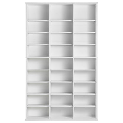 Media Storage Cabinet, 9-layer DVD Shelf Holds up to 756 CDs, Adjustable CD Shelves 27 Compartments, Protects V952-DVDCDCCJKFS26LT9HV0