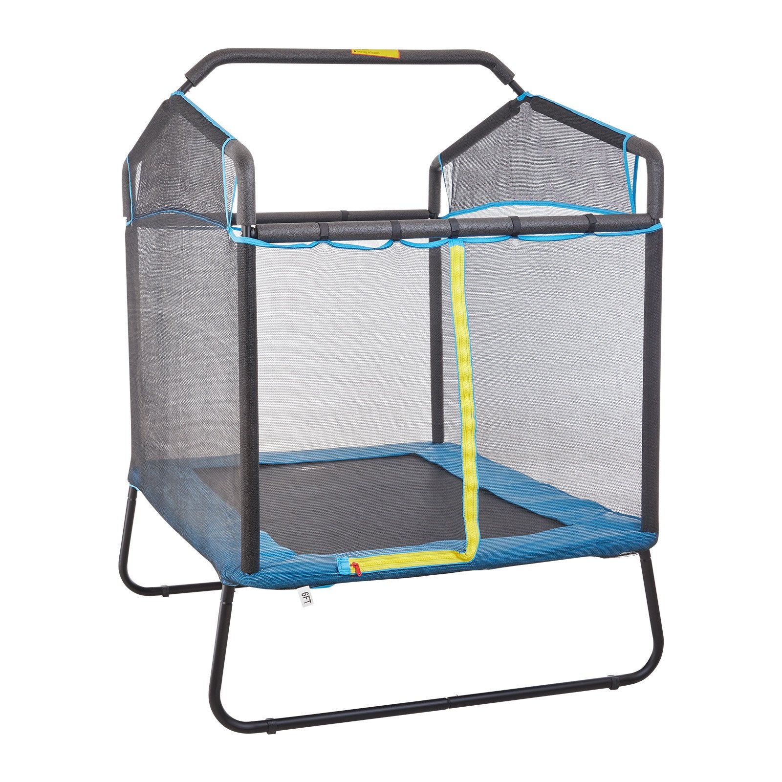 6FT Trampoline for Kids, 72" Indoor/Outdoor Toddlers Trampoline, Mini Baby Trampoline with Safety Enclosure V952-DWJXBC6YCDWJRH2SYV0