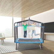 6FT Trampoline for Kids, 72" Indoor/Outdoor Toddlers Trampoline, Mini Baby Trampoline with Safety Enclosure V952-DWJXBC6YCDWJRH2SYV0