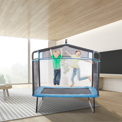 6FT Trampoline for Kids, 72" Indoor/Outdoor Toddlers Trampoline, Mini Baby Trampoline with Safety Enclosure V952-DWJXBC6YCDWJRH2SYV0