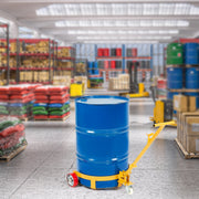 250L Drum Dolly, 544 kg Load Capacity, Barrel Dolly Cart Drum Caddy Round Dolly Steel Low Profile, Heavy Duty V952-DWYTT55120031ZGQLV0