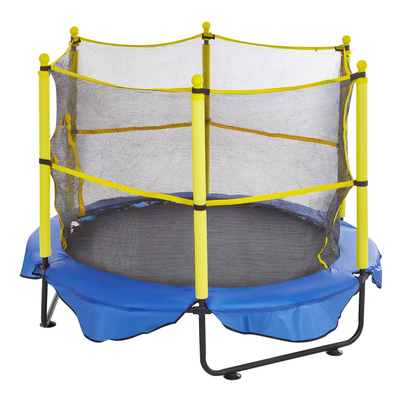 5FT Trampoline for Kids, 60" Indoor Outdoor Trampoline with Safety Enclosure Net, Basketball Hoop and Ocean V952-DWYXBC5YCDWYPRW3SV0