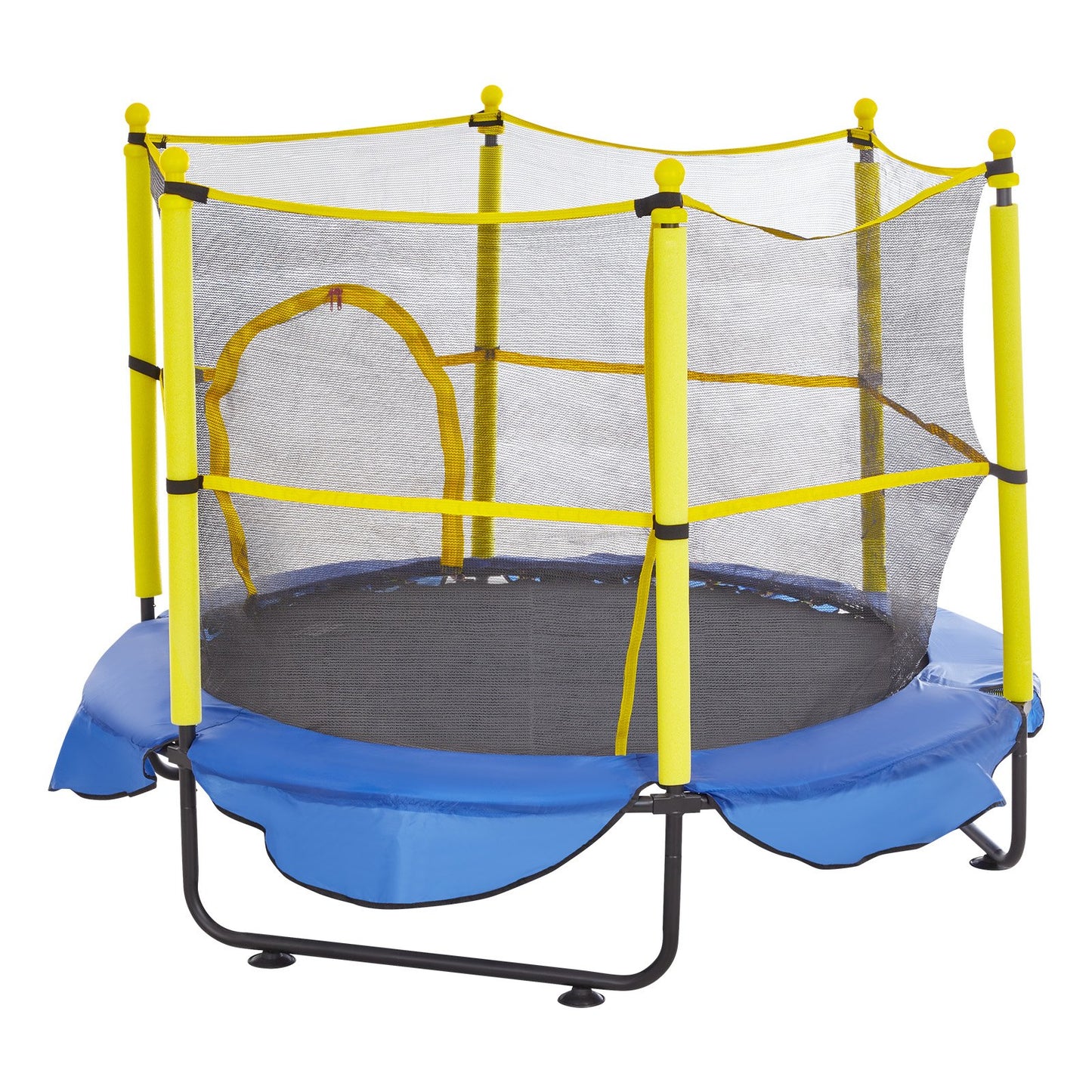 5FT Trampoline for Kids, 60" Indoor Outdoor Trampoline with Safety Enclosure Net, Basketball Hoop and Ocean V952-DWYXBC5YCDWYPRW3SV0