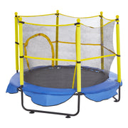5FT Trampoline for Kids, 60" Indoor Outdoor Trampoline with Safety Enclosure Net, Basketball Hoop and Ocean V952-DWYXBC5YCDWYPRW3SV0