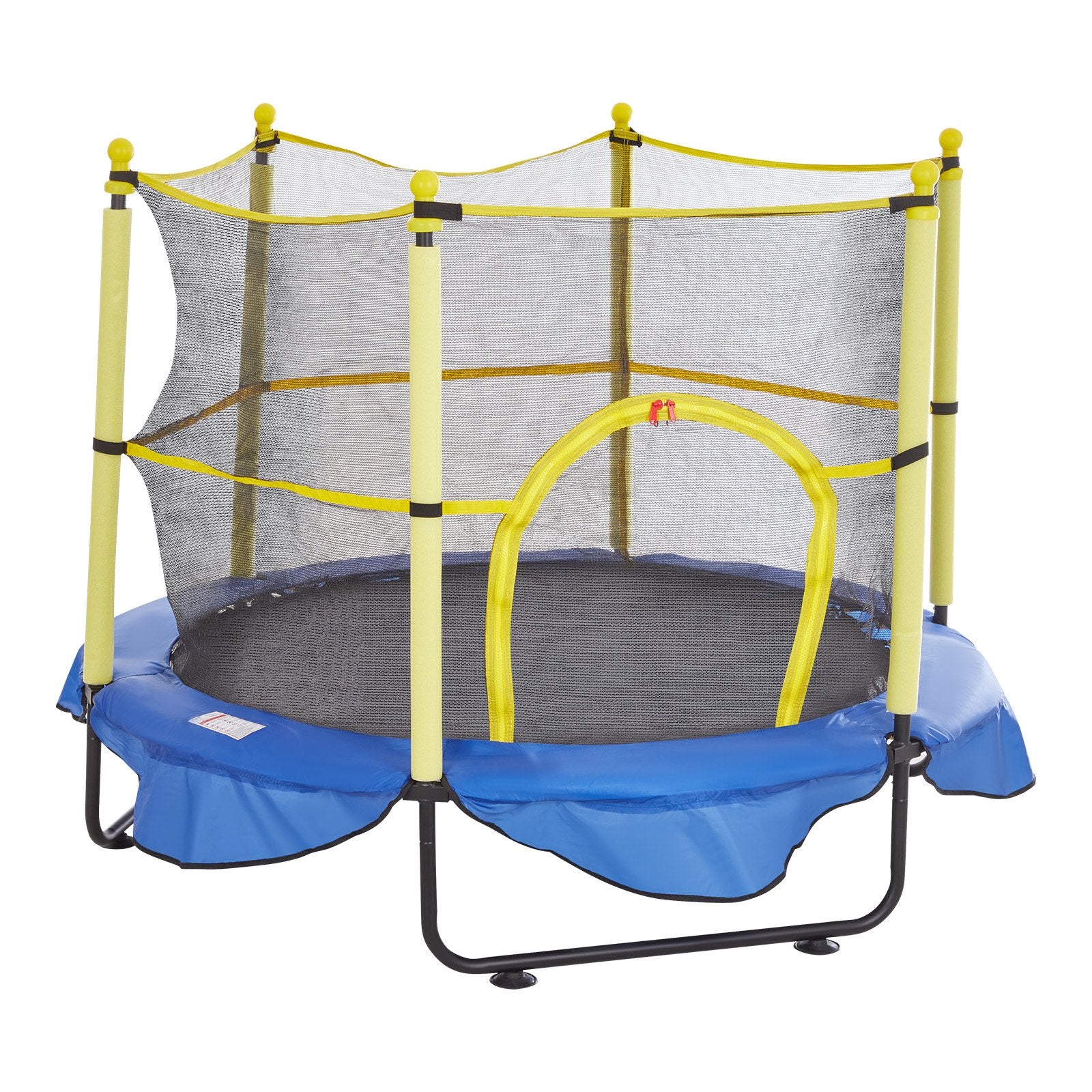5FT Trampoline for Kids, 60" Indoor Outdoor Trampoline with Safety Enclosure Net, Basketball Hoop and Ocean V952-DWYXBC5YCDWYPRW3SV0