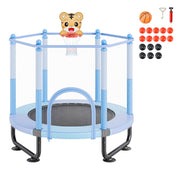 60" Kids Trampoline, 5FT Indoor Outdoor Trampoline, Mini Toddler Recreational Trampolinewith Safety Enclosure V952-DWYXBC60YCDW6KFK8V0