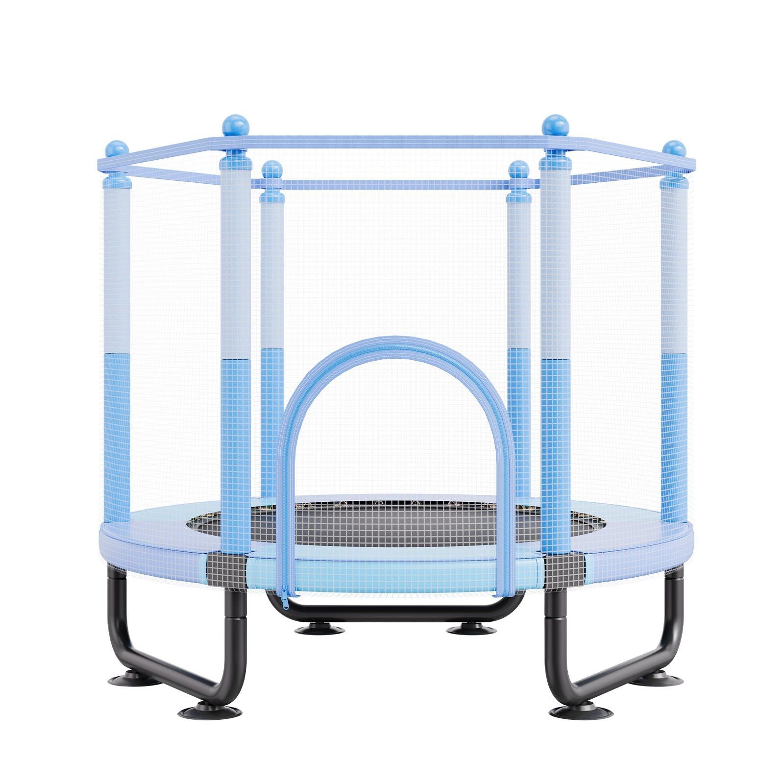 60" Kids Trampoline, 5FT Indoor Outdoor Trampoline, Mini Toddler Recreational Trampolinewith Safety Enclosure V952-DWYXBC60YCDW6KFK8V0