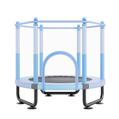60" Kids Trampoline, 5FT Indoor Outdoor Trampoline, Mini Toddler Recreational Trampolinewith Safety Enclosure V952-DWYXBC60YCDW6KFK8V0