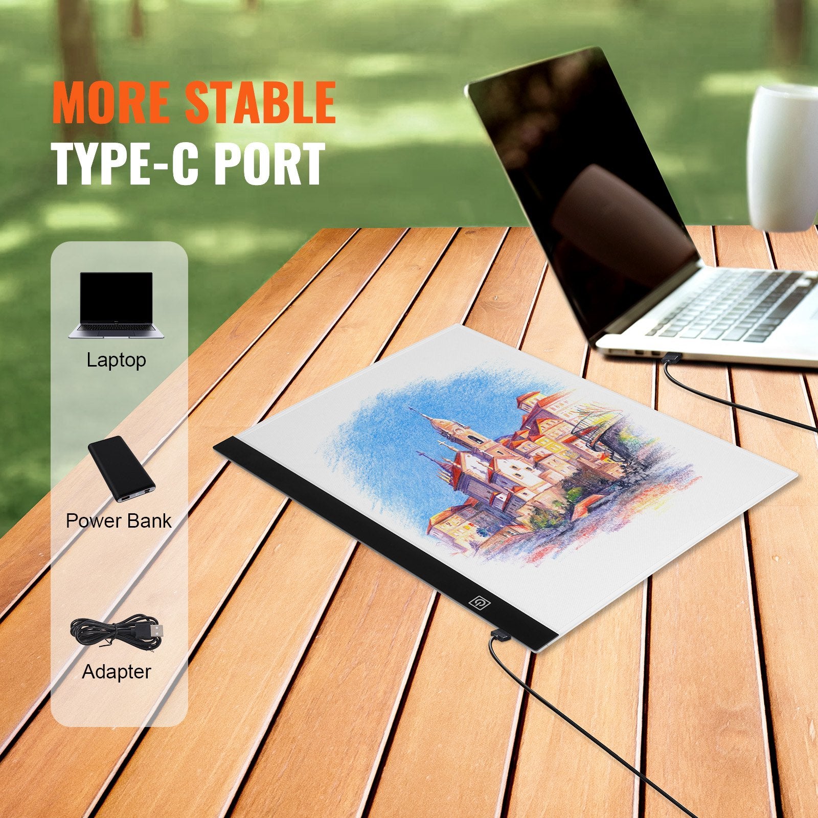 Light Board, B4 LED Light Pad Ultra-Thin Portable Light Box, USB Powered Light Table for Art Tracing, Light V952-DXB4FCDS0000XG0S4V9