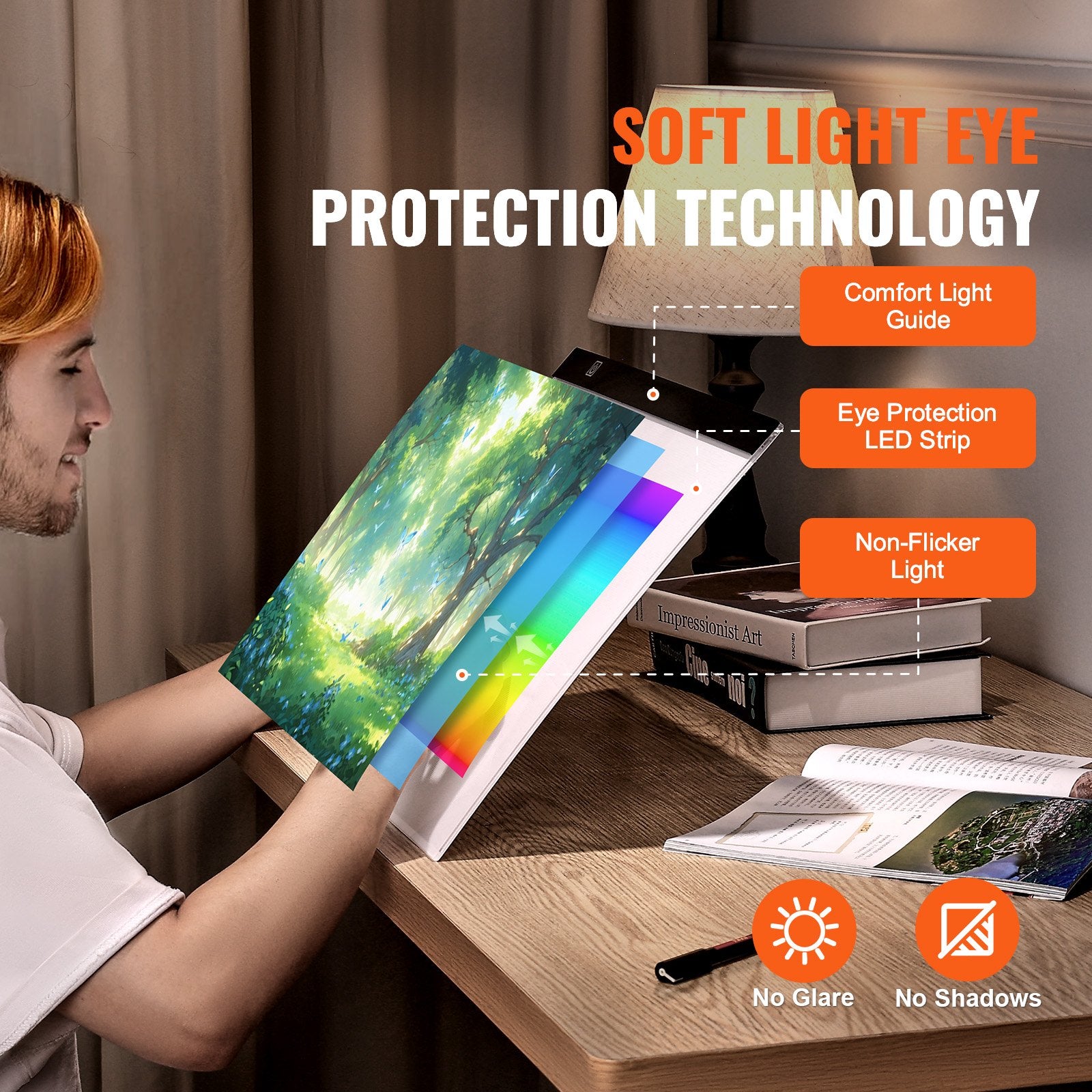 Light Board, B4 LED Light Pad Ultra-Thin Portable Light Box, USB Powered Light Table for Art Tracing, Light V952-DXB4FCDS0000XG0S4V9