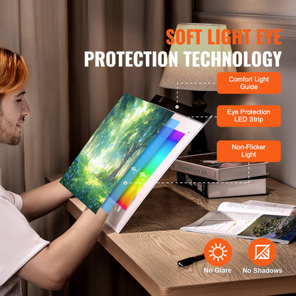 Light Board, B4 LED Light Pad Ultra-Thin Portable Light Box, USB Powered Light Table for Art Tracing, Light V952-DXB4FCDS0000XG0S4V9