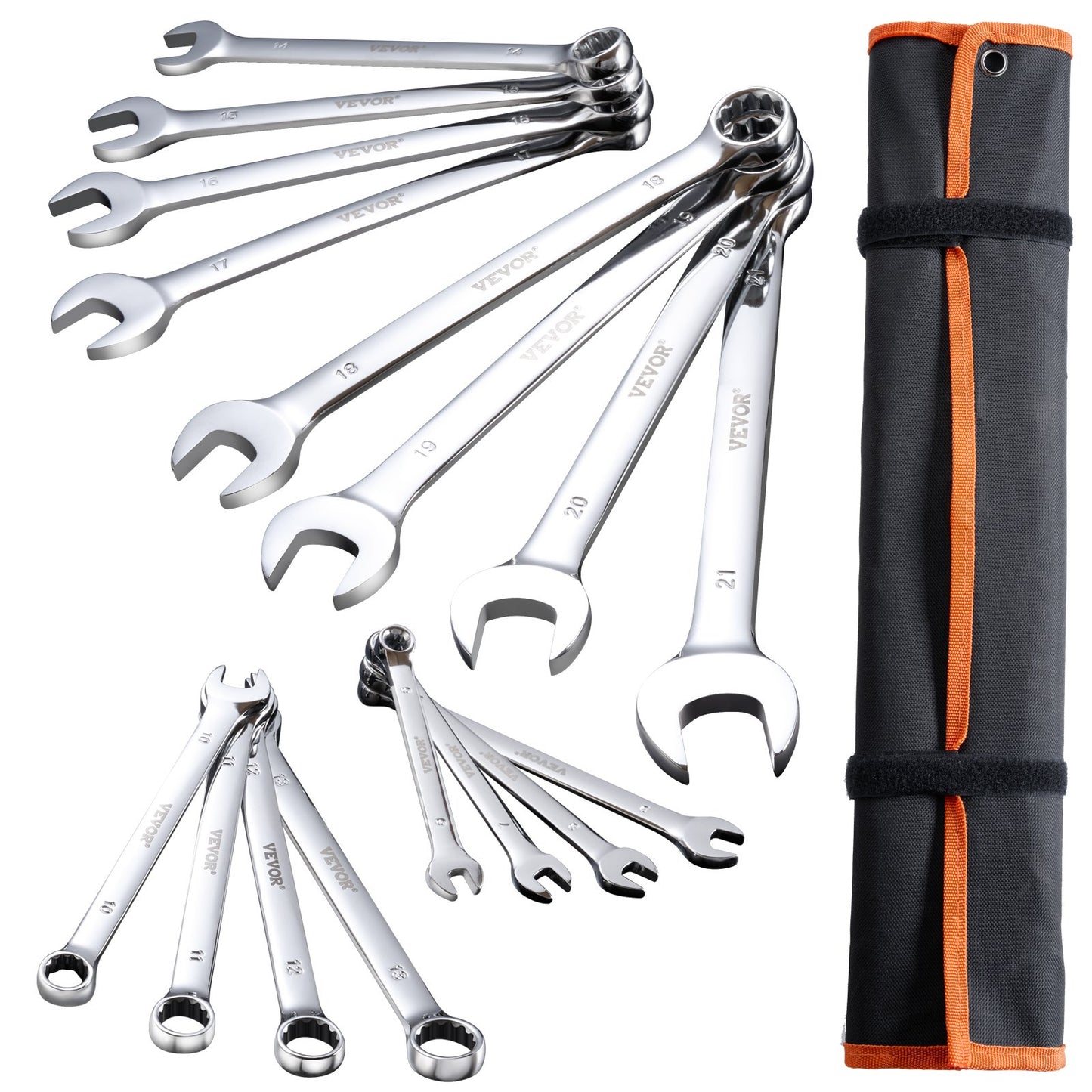 Combination Wrench Set 25-Piece Metric 6 mm to 32 mm with Roll-up Pouch V952-DXBSTZGDK25P2B3VYV0