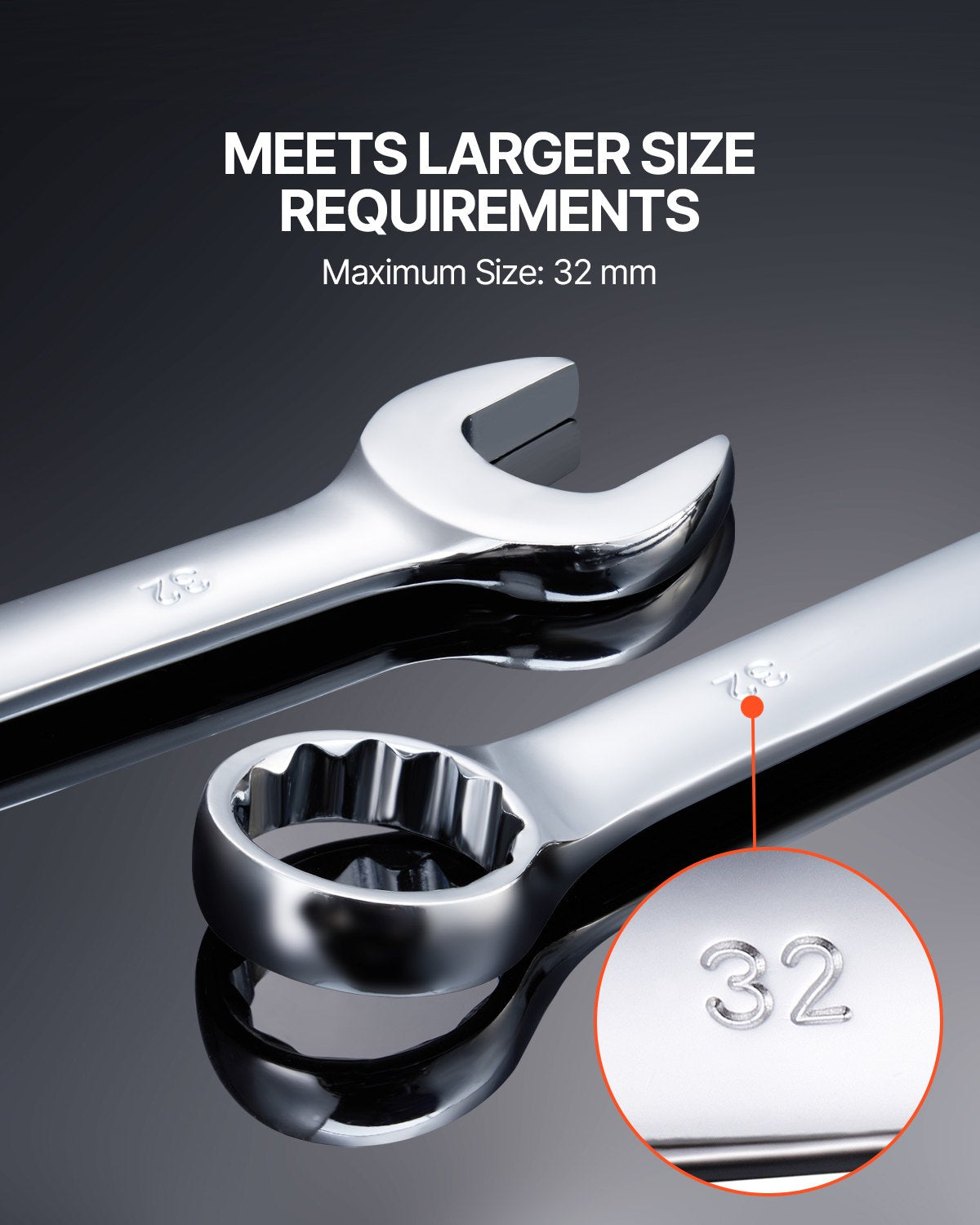 Combination Wrench Set 25-Piece Metric 6 mm to 32 mm with Roll-up Pouch V952-DXBSTZGDK25P2B3VYV0